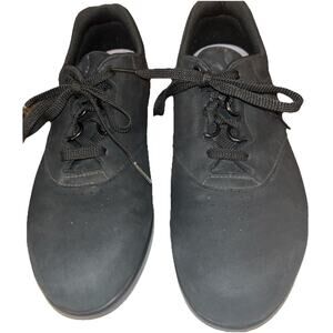 SAS Womens Size 8 1/2 W L9946954 Black Suede Sneakers . Lace Up Made In USA